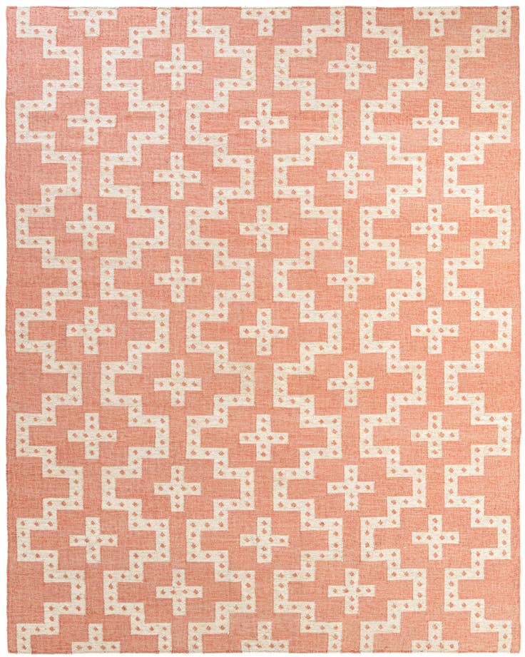 Detail image of 9' x 12' Hand Woven Kilim Wool Rug