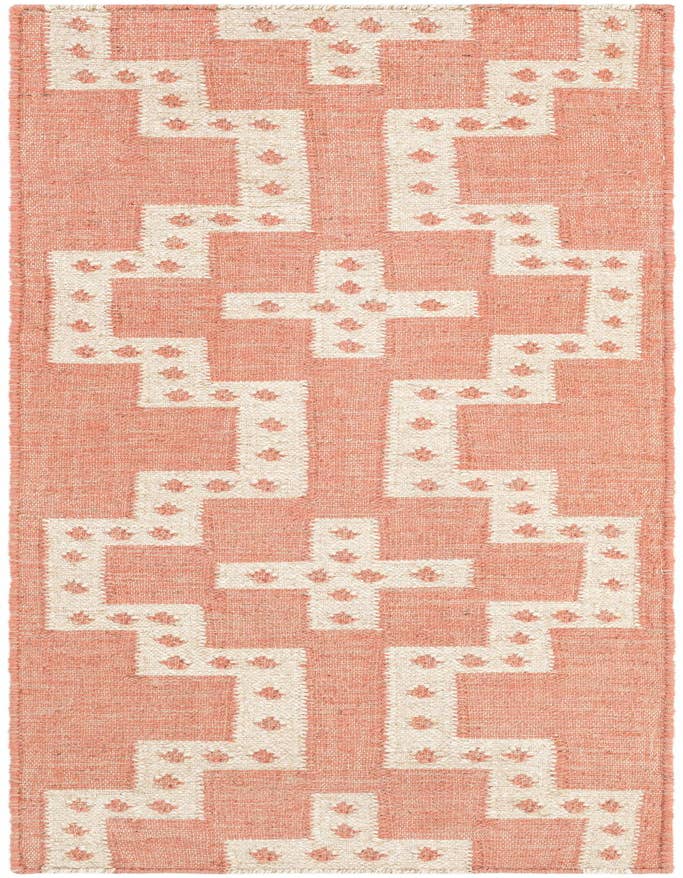 Detail image of 2' x 6' 1 Hand Woven Kilim Wool Runner Rug