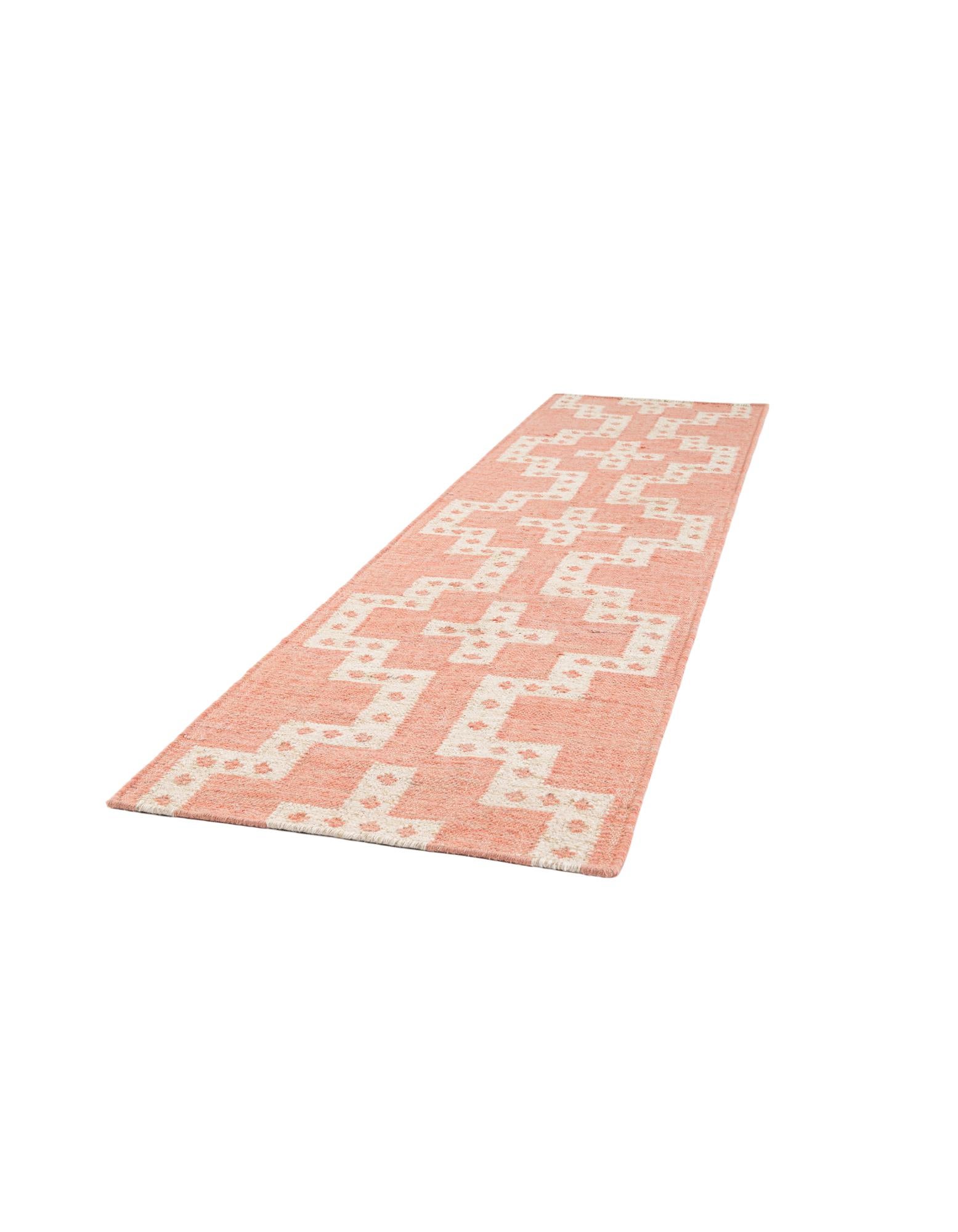 2' x 8' Hand Woven Kilim Wool Runner Rug