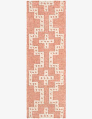 2' x 6' 1 Hand Woven Kilim Wool Runner Rug