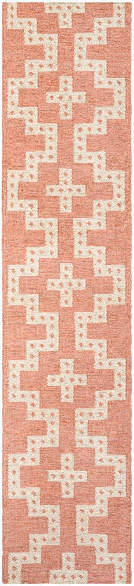 2' 7 x 12'  Hand Woven Kilim Wool Runner Rug