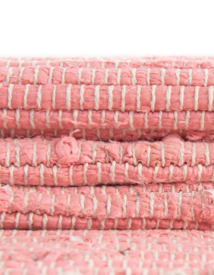 2' 2 x 3' 7 Hand Woven Chindi Cotton Hearth Rug