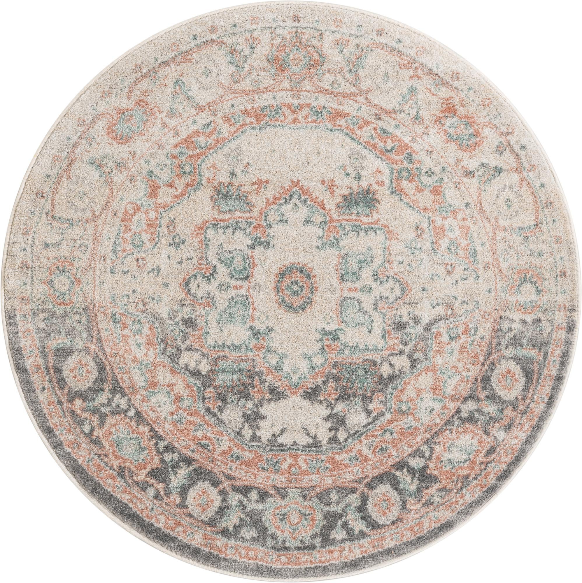 5' x 5' Madeline Vintage Round Rug