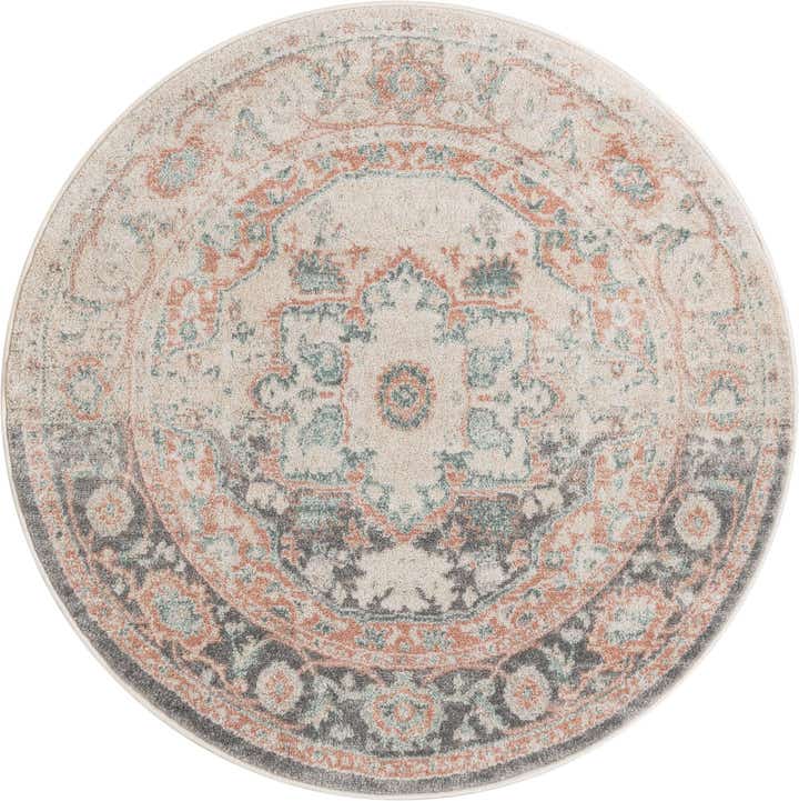 5' x 5' Madeline Vintage Round Rug