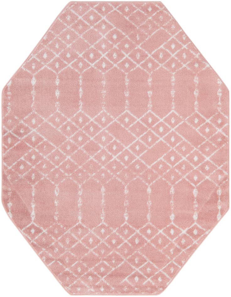 Detail image of 6' 1 x 6' 1 Paxon Trellis Octagon Rug
