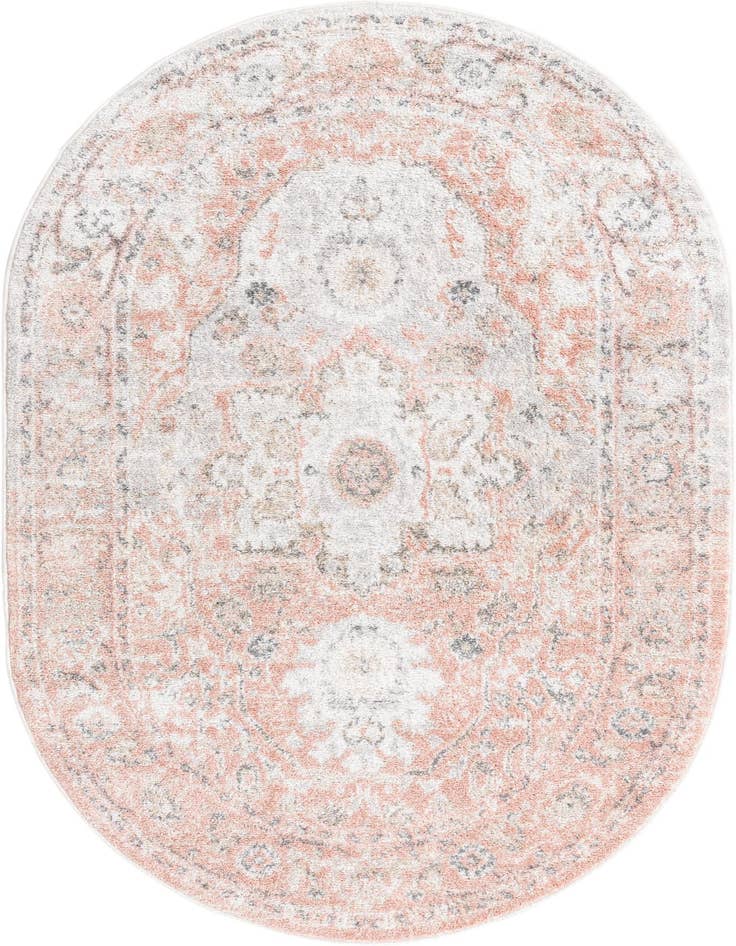 Detail image of 4' x 6' Madeline Vintage Oval Rug