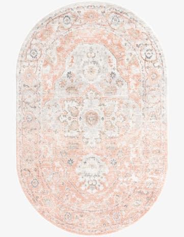 5' 3 x 8' Madeline Vintage Oval Rug