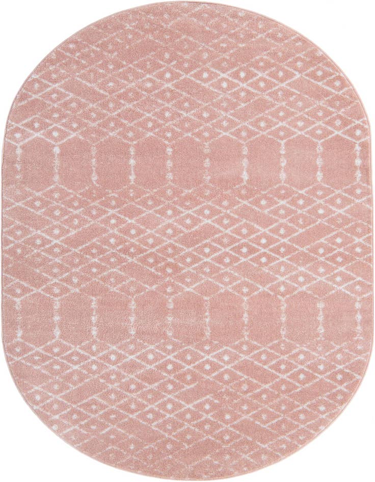 Detail image of 7' 10 x 10' Paxon Trellis Oval Rug