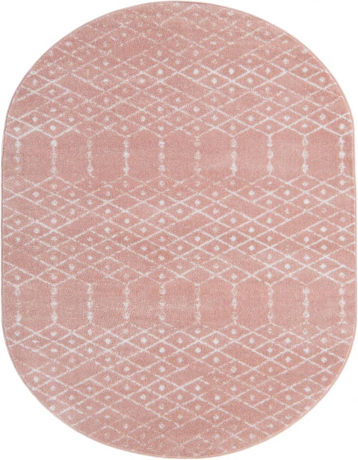 Detail image of 5' 3 x 8' Paxon Trellis Oval Rug