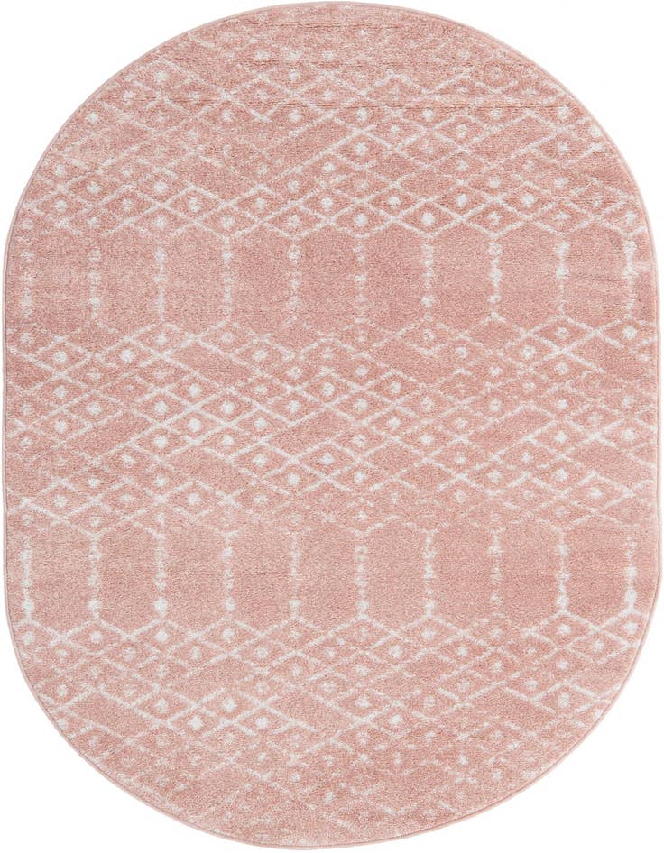 Detail image of 4' x 6' Paxon Trellis Oval Rug