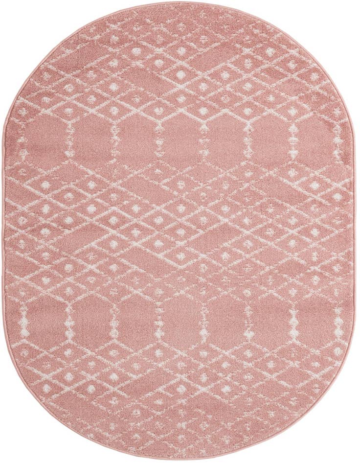 Detail image of 3' 3 x 5' 3 Paxon Trellis Oval Rug