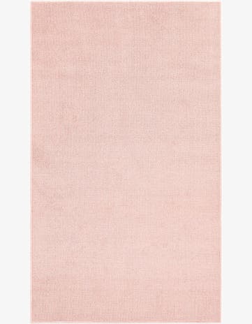 Rose Pink Everyday Solid Rug
