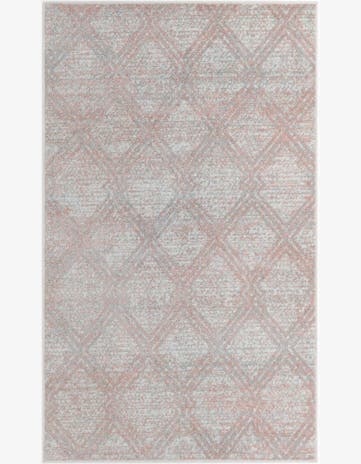 Rose Pink Kamala Washable Rug