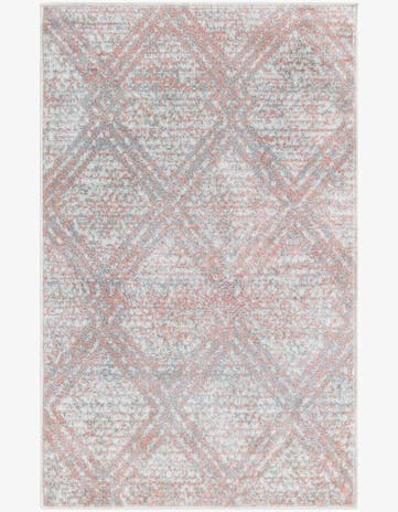 Rose Pink Kamala Washable Rug