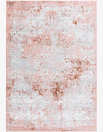 Rose Pink Kamala Washable Rug