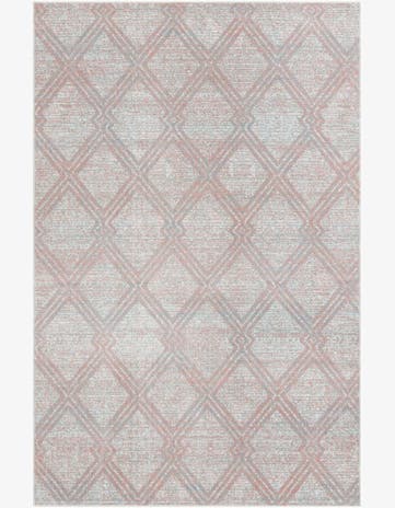 Rose Pink Kamala Washable Rug