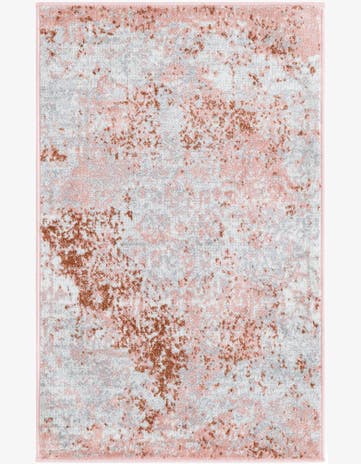 Rose Pink Kamala Washable Rug