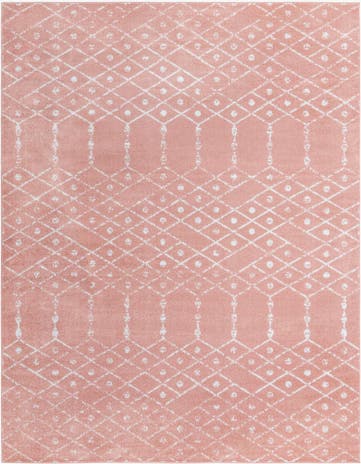 Rose Pink Paxon Trellis Rug