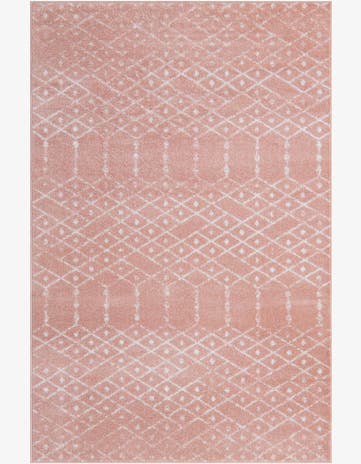 Rose Pink Paxon Trellis Rug