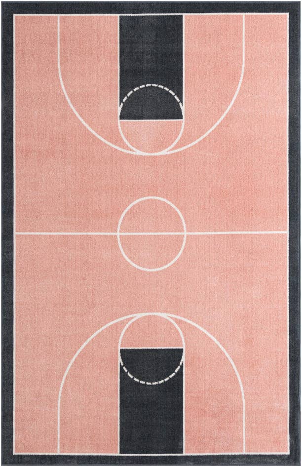 Detail image of 5' 3 x 8' Sports Washable Rug