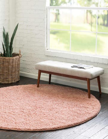 12' 4 x 12' 4 Everyday Shag Round Rug