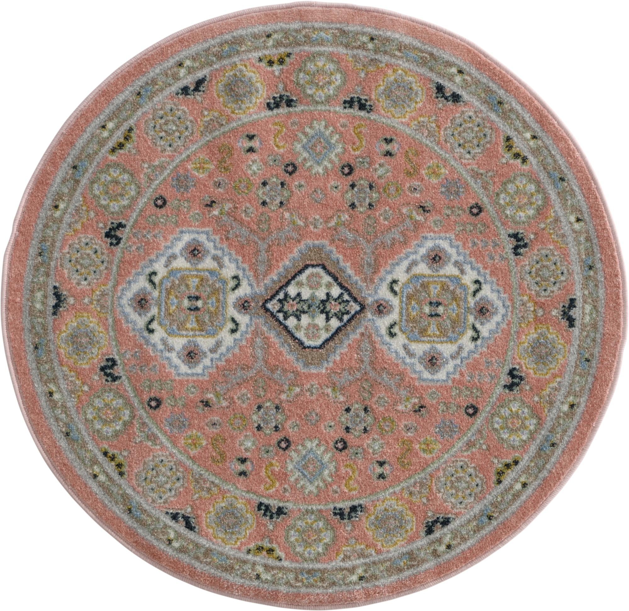 3' 3 x 3' 3 Kamala Washable Round Rug