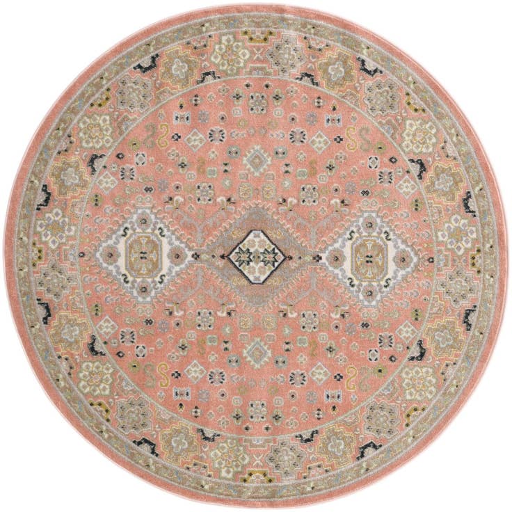 Detail image of 5' 3 x 5' 3 Kamala Washable Round Rug