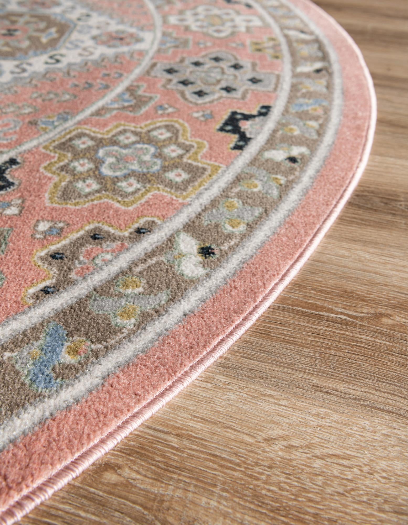 7' 10 x 7' 10 Kamala Washable Round Rug
