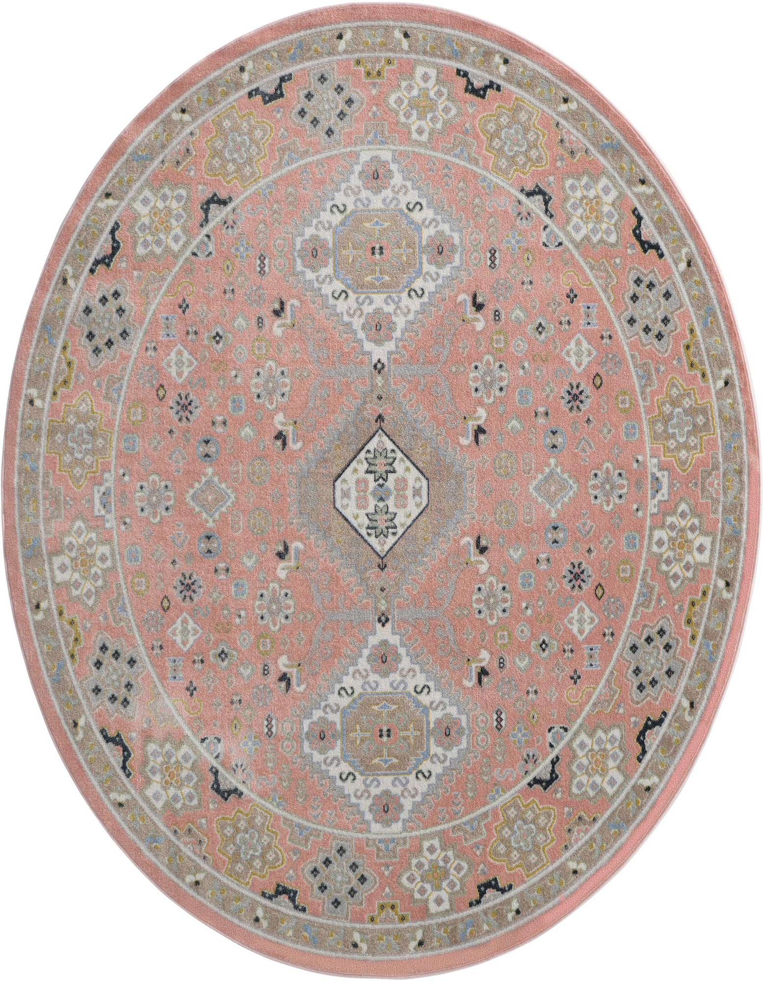 7' 10 x 7' 10 Kamala Washable Round Rug