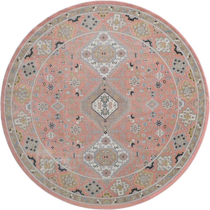 7' 10 x 7' 10 Kamala Washable Round Rug