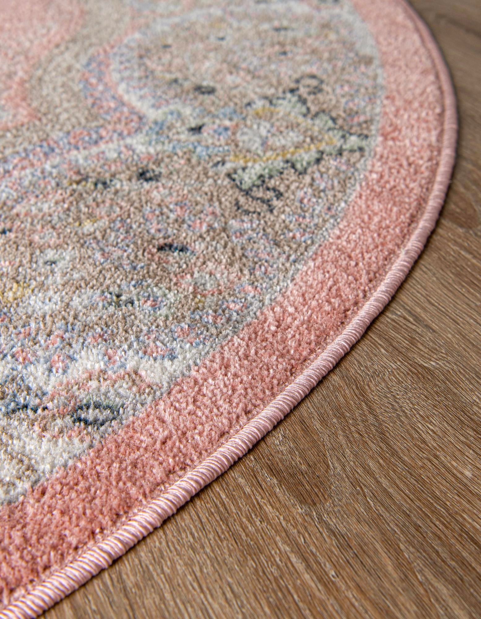 5' 3 x 5' 3 Kamala Washable Round Rug