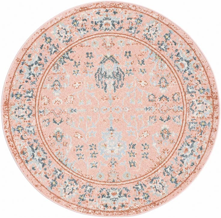 Detailansicht von 100cm x 100cm Kamala Washable Rund Teppich