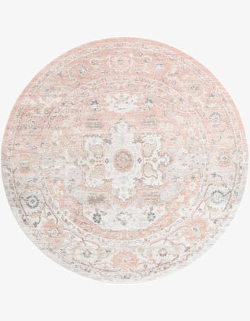 7' 10 x 7' 10 Madeline Vintage Round Rug