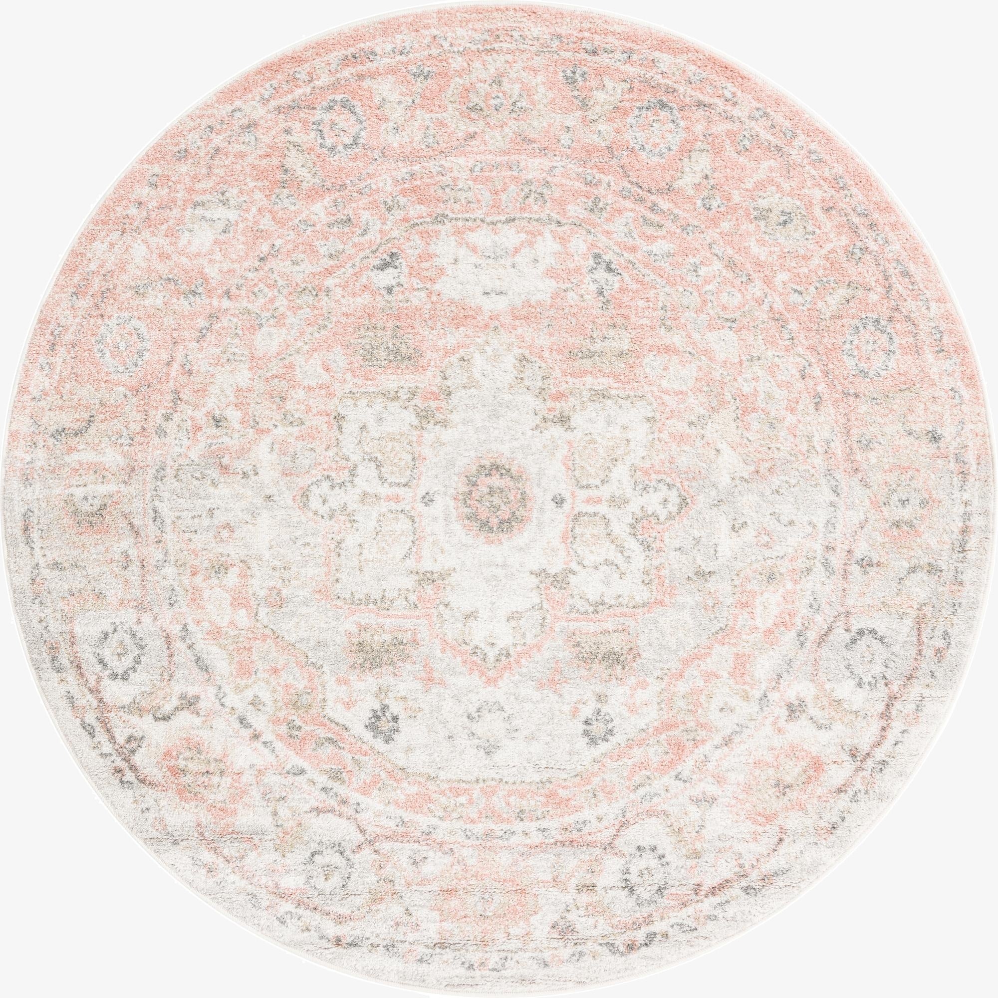 4' x 4' Madeline Vintage Round Rug
