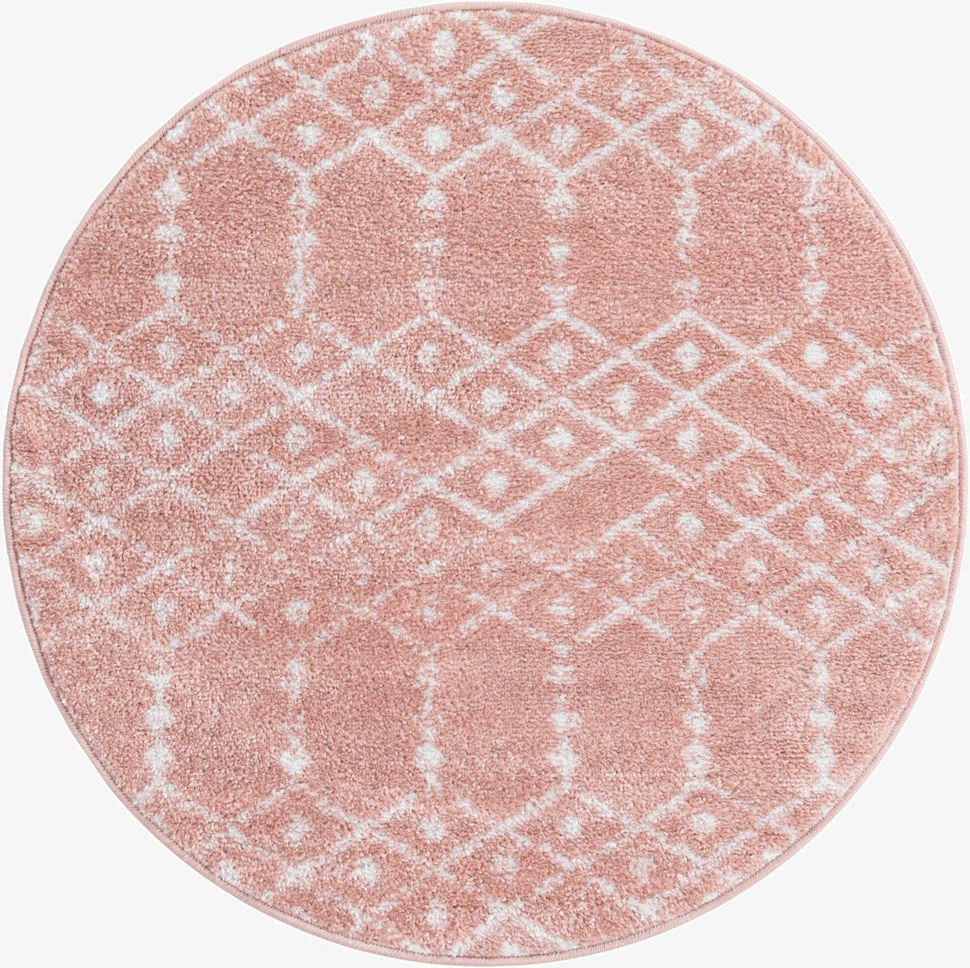 3' x 3' Paxon Trellis Round Rug