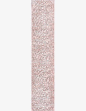 Rose Pink Kamala Washable Runner Rug