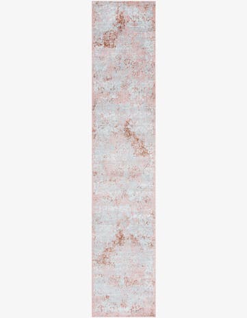 Rose Pink Kamala Washable Runner Rug