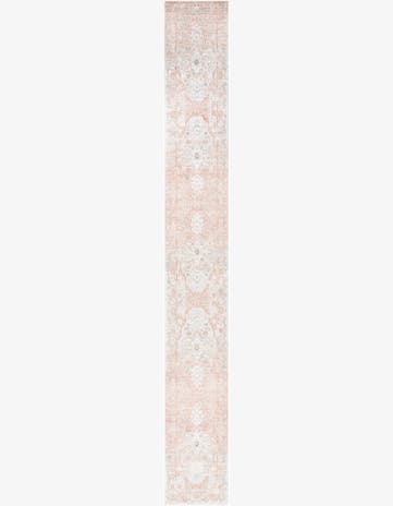 Rose Pink Madeline Vintage Runner Rug