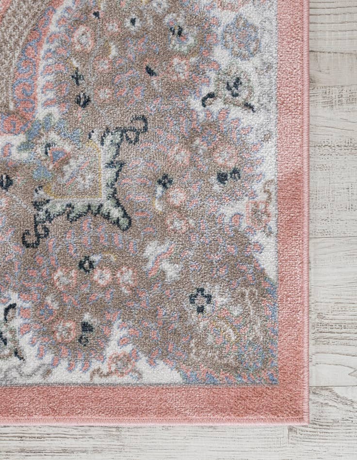 Detail image of 7' 10 x 7' 10 Kamala Washable Square Rug