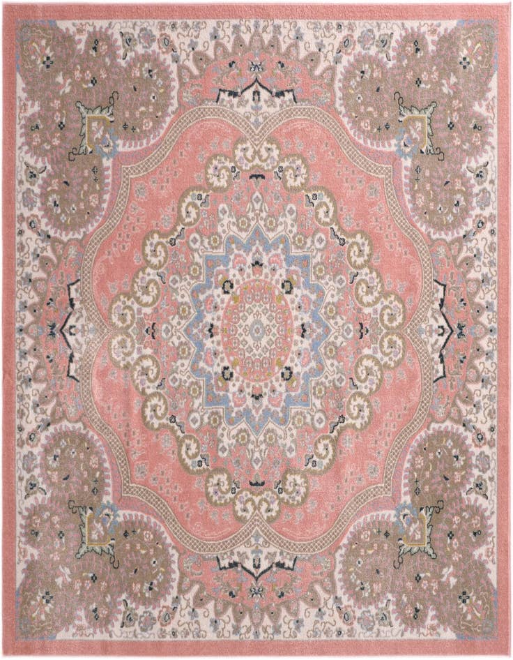Detail image of 7' 10 x 7' 10 Kamala Washable Square Rug