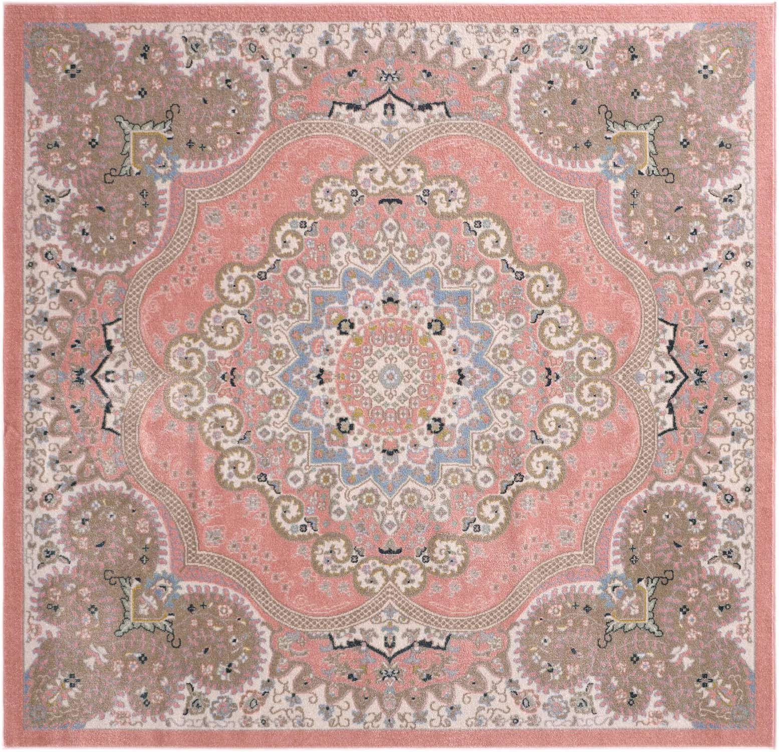 7' 10 x 7' 10 Kamala Washable Square Rug