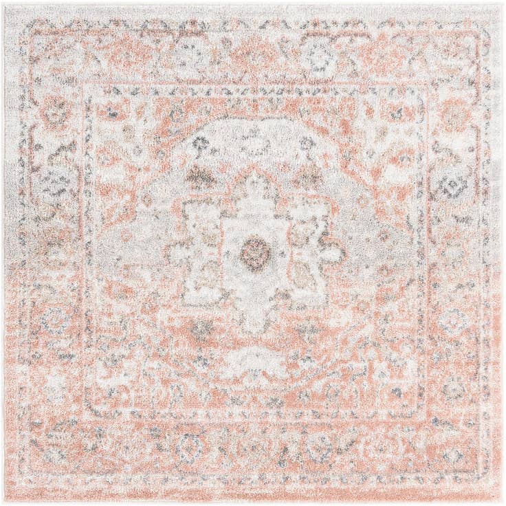 Detail image of 3' 3 x 3' 3 Madeline Vintage Square Rug
