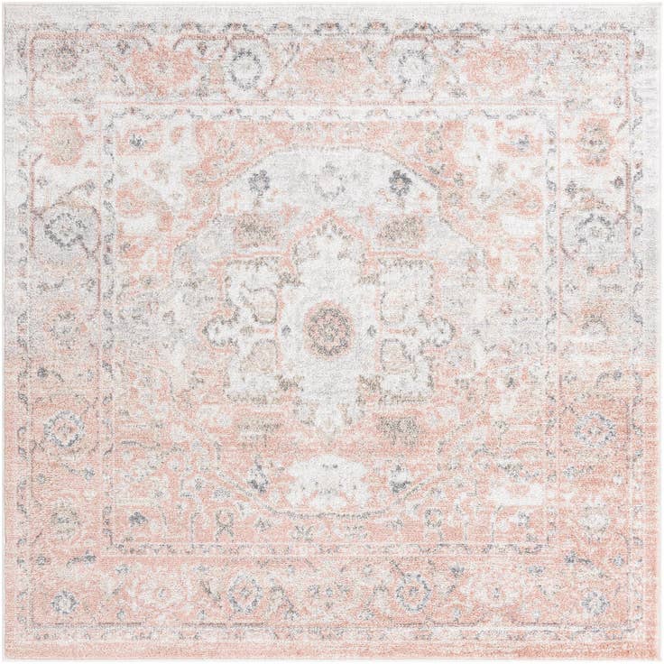 Detail image of 6' x 6' Madeline Vintage Square Rug