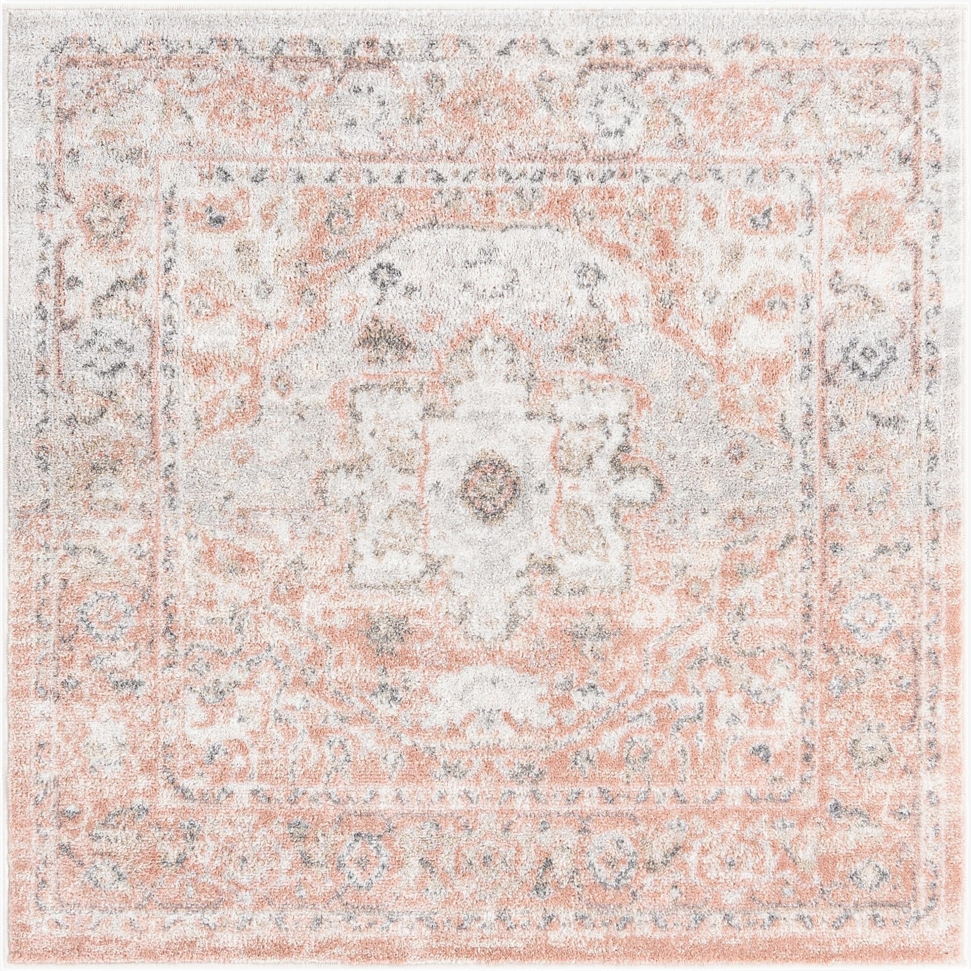 4' x 4' Madeline Vintage Square Rug