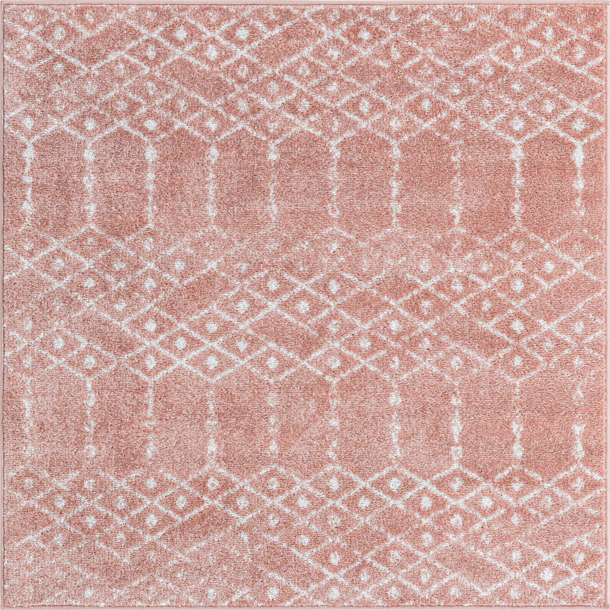 4' x 4' Paxon Trellis Square Rug