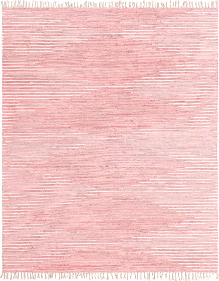 Detail image of 9' x 12' Hand Woven Chindi Cotton Rug