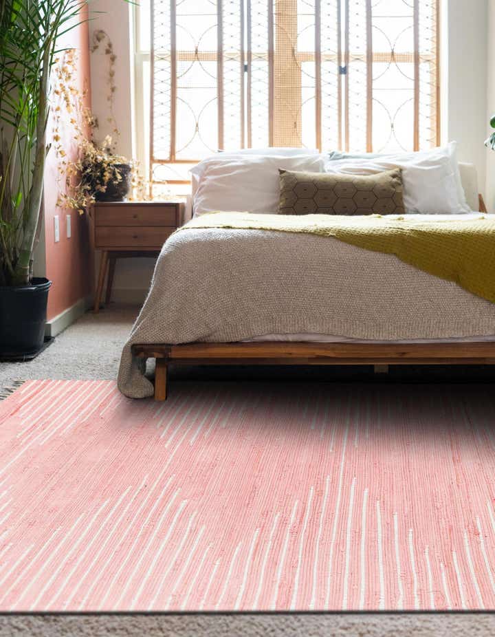 7' 10 x 10' Hand Woven Chindi Cotton Rug