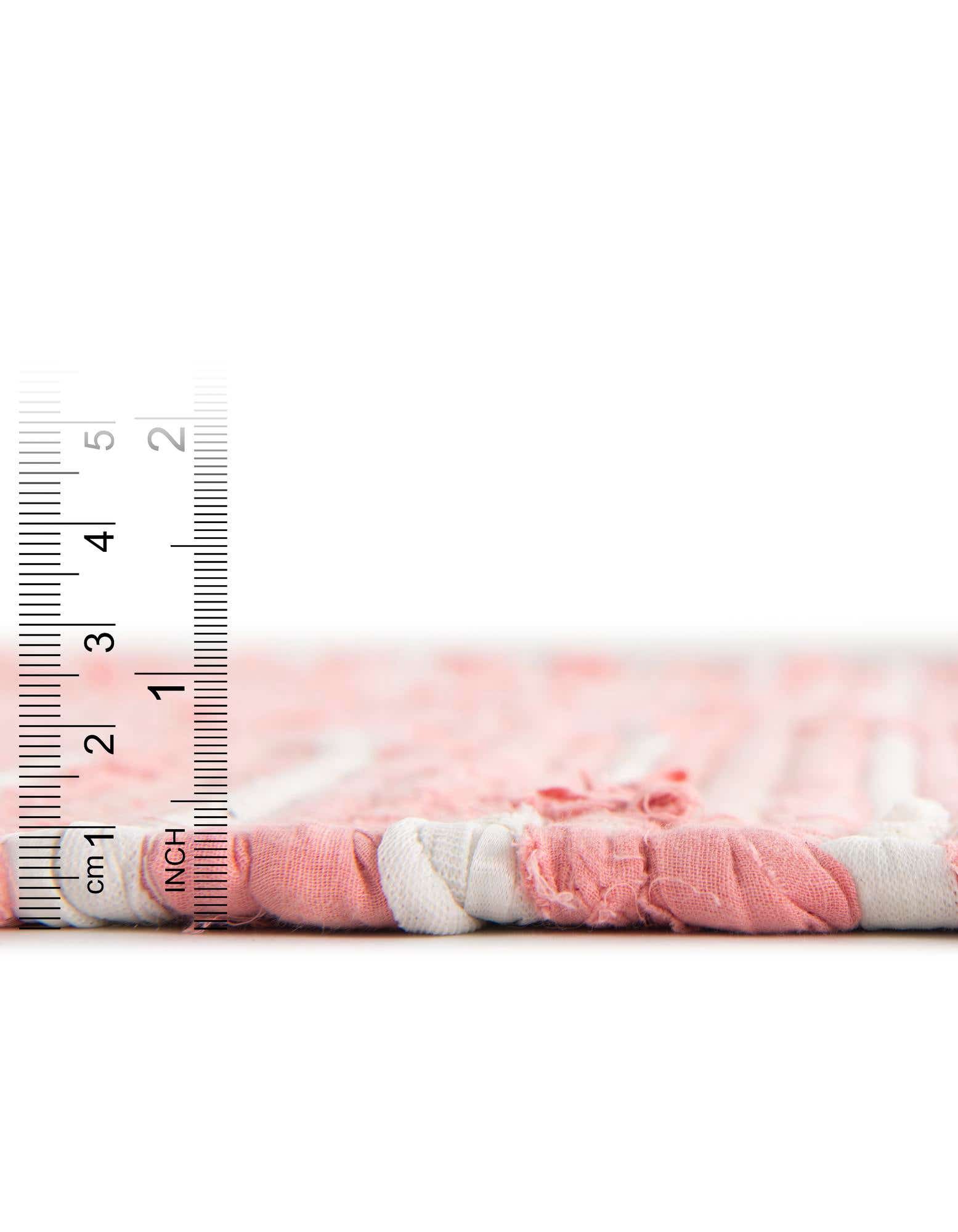 Custom Rose Hand Woven Chindi Cotton Rug