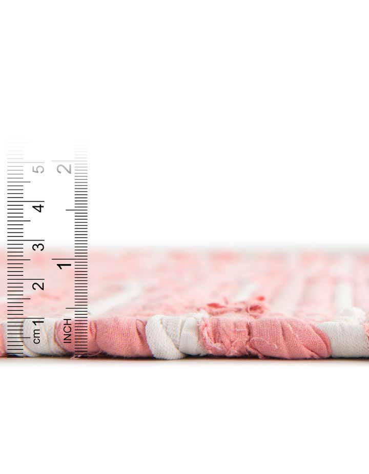 Custom Rose Hand Woven Chindi Cotton Rug