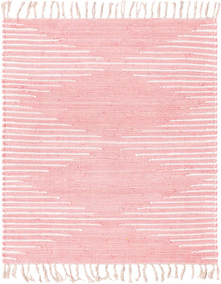 Detail image of 3' 3 x 5' 1 Hand Woven Chindi Cotton Rug